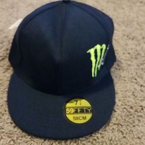 MONSTER / FOX men's hat -NEW with tags 7 1/4 = CLOSET CLOSING